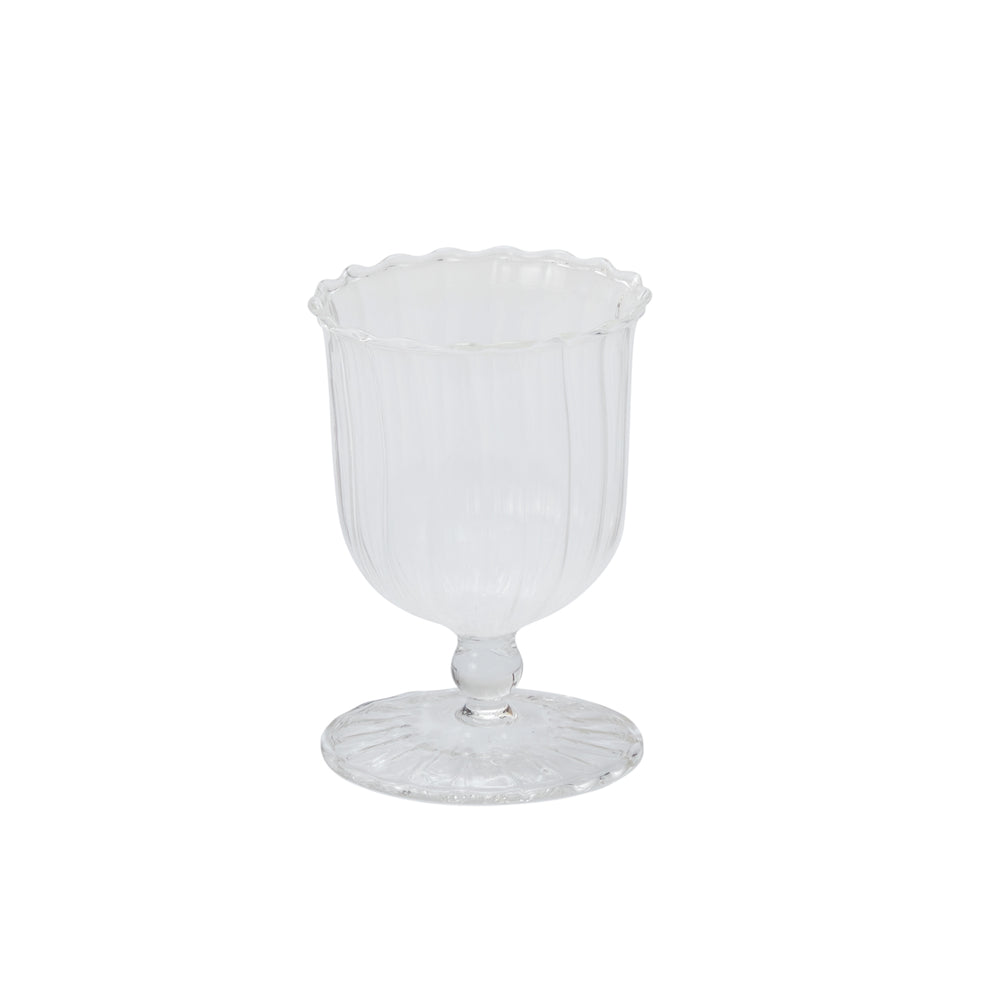 April Glass Vases By Accent Decor - 3.5" x 5" / Clear