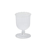 April Glass Vases By Accent Decor - 3.5" x 5" / Clear