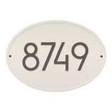 Whitehall Hawthorne Modern Wall 1-Line Personalized Address Plaque - Coastal Clay