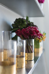 Elsa Cylinder Glass Vases By Accent Decor