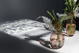 Brielle Wavy Glass Bud Vases By Accent Decor