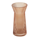 Lyrical Ribbed Glass Vase (Set of 4) By Accent Decor