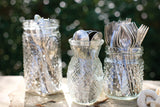 Hobnail Glass Decorative Jars By Accent Decor
