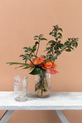 Serena Glass Vase By Accent Decor