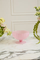 Kyandi Ribbed Glass Compotes By Accent Decor