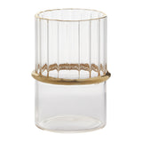 Ring Glass Votive Candleholders By Accent Decor
