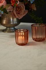 Tanger Ribbed Textured Votive Candleholders By Accent Decor