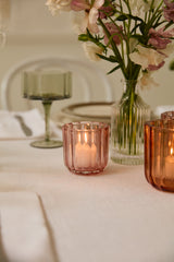 Tanger Ribbed Textured Votive Candleholders By Accent Decor