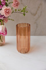 Tanger Ribbed Glass Vases By Accent Decor