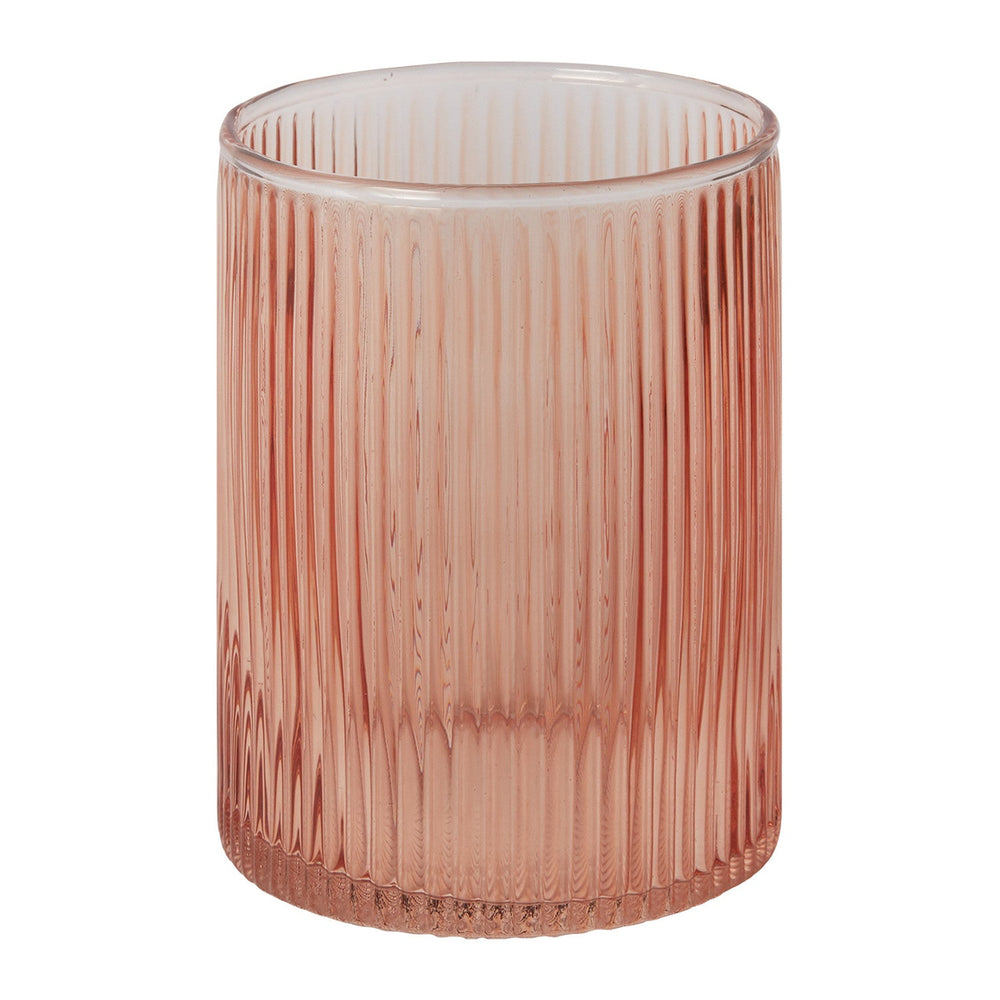 Bellini Ribbed Glass Vases By Accent Decor
