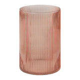 Bellini Ribbed Glass Vases By Accent Decor