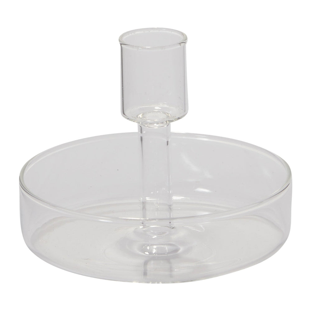 Adeline Glass Candleholders By Accent Decor