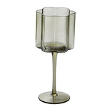 Floret Glass Decorative Drinkware By Accent Decor