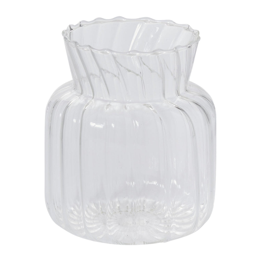 Francine Glass Vase By Accent Decor