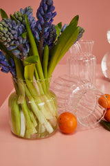 Francine Glass Vase By Accent Decor