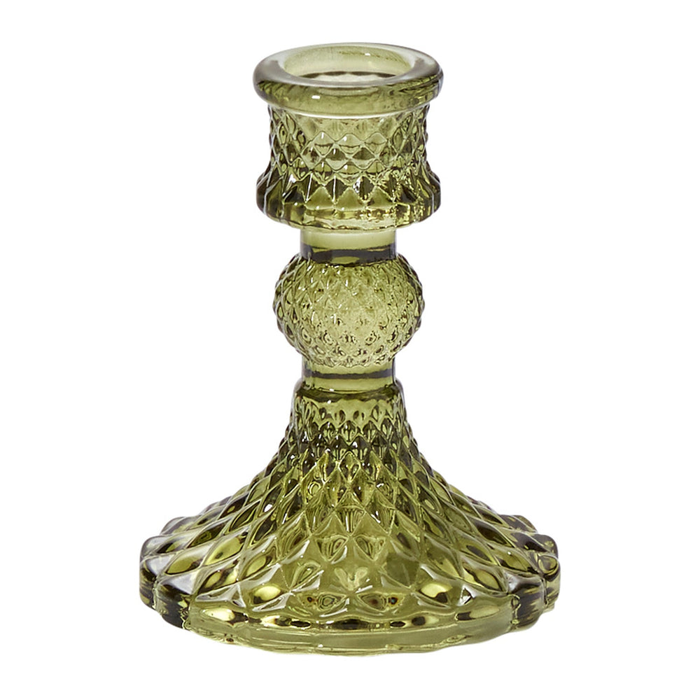 Gillian Glass Candleholders By Accent Decor