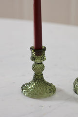 Gillian Glass Candleholders By Accent Decor