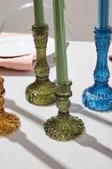 Gillian Glass Candleholders By Accent Decor
