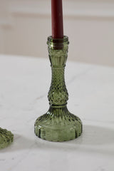 Gillian Glass Candleholders By Accent Decor