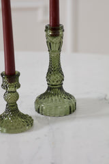 Gillian Glass Candleholders By Accent Decor