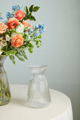 Esther Ribbed Textured Vases By Accent Decor