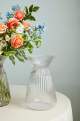 Esther Ribbed Textured Vases By Accent Decor