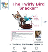 Twirly Bird Cat Treat Dispenser