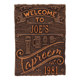 Whitehall Tap Room Brew Pub Personalized Plaque - Antique Copper
