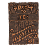 Whitehall Tap Room Brew Pub Personalized Plaque - Oil-Rubbed Bronze