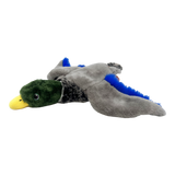 KONG Wild Low Stuff Mallard Gray Plush Dog Toy, Medium - view 2