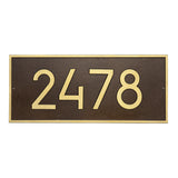Whitehall Products Hartford Modern Personalized Address Plaque