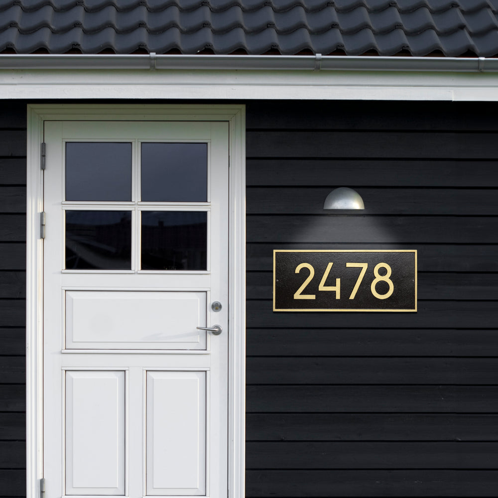 Whitehall Products Hartford Modern Personalized Address Plaque