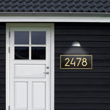 Whitehall Products Hartford Modern Personalized Address Plaque