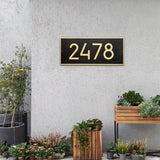 Whitehall Products Hartford Modern Personalized Address Plaque