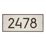 Whitehall Products Hartford Modern Personalized Address Plaque