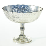 Desiray and Glass Votive Candleholders By Accent Decor - Silver