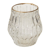 Katherine Textured Glass Votive Candleholder (Set of 4) By Accent Decor