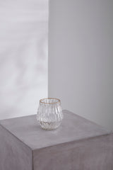 Katherine Textured Glass Votive Candleholder By Accent Decor