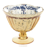 Carraway Glass Decorative Accents By Accent Decor - Compote 6" x 5.25"