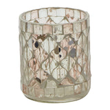 Moonlit Glass Votive Candleholders By Accent Decor