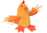 Multipet Look Who's Talking Cat Toy Chicken - 3"