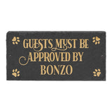 Whitehall Products Pet Approved Personalized Etched Wall Slate Sign (4 Styles)