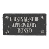 Whitehall Products Pet Approved Personalized Etched Wall Slate Sign (4 Styles)