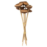 Vickerman 15" Tigela Pod attached to a Wood Stem, Dried, 15"