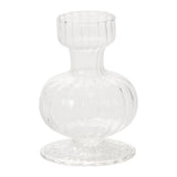 Boutique Ribbed Glass Bud Vases By Accent Decor