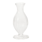 Boutique Ribbed Glass Bud Vases By Accent Decor