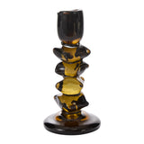Foundation Sculptural Glass Candleholders By Accent Decor