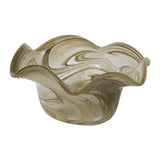 Swirled Glass Bowl By Accent Decor