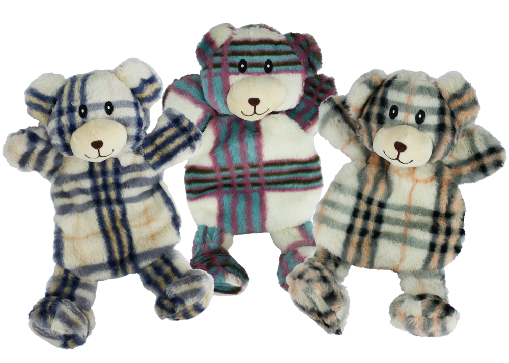Multipet Berman Bears Plush Dog Toy - 15"