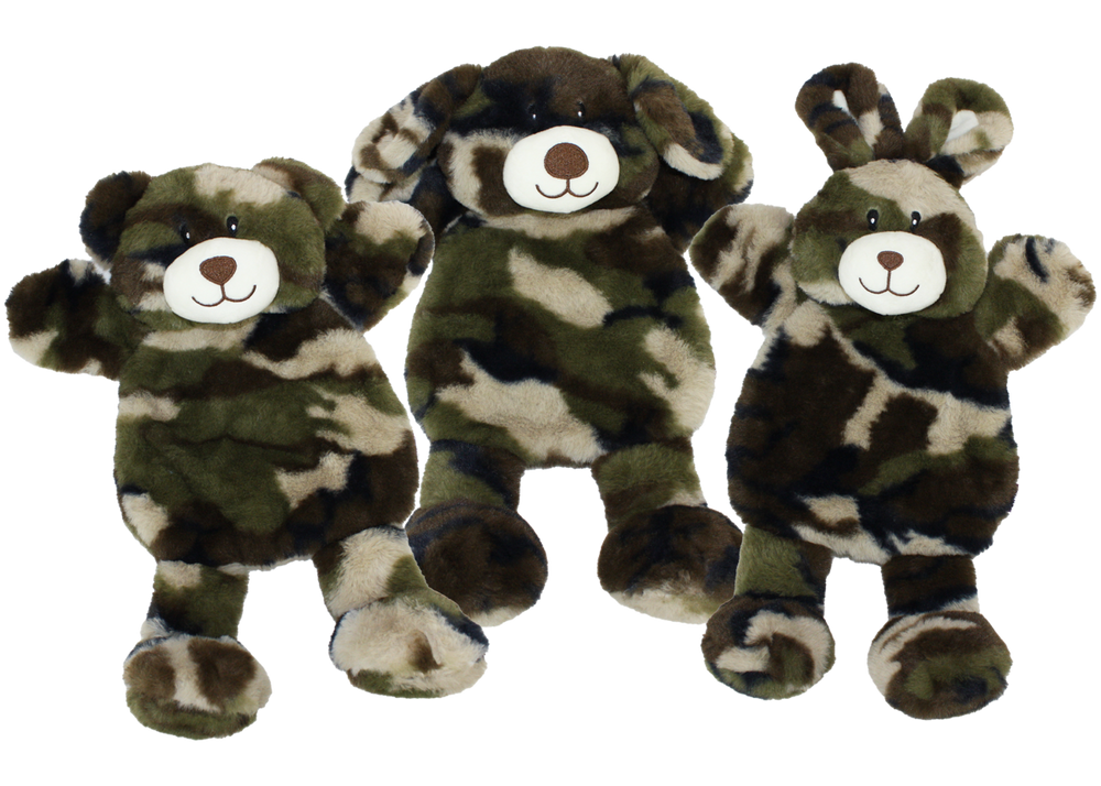 Multipet Berman Buddies Camo Plush Dog Toy - 15"